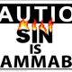 Sin is Flammable 50 pack of stickers